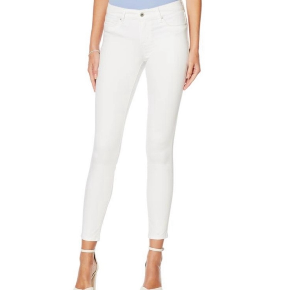 Jessica Simpson Kiss Me Super Skinny White Jeans Size 29